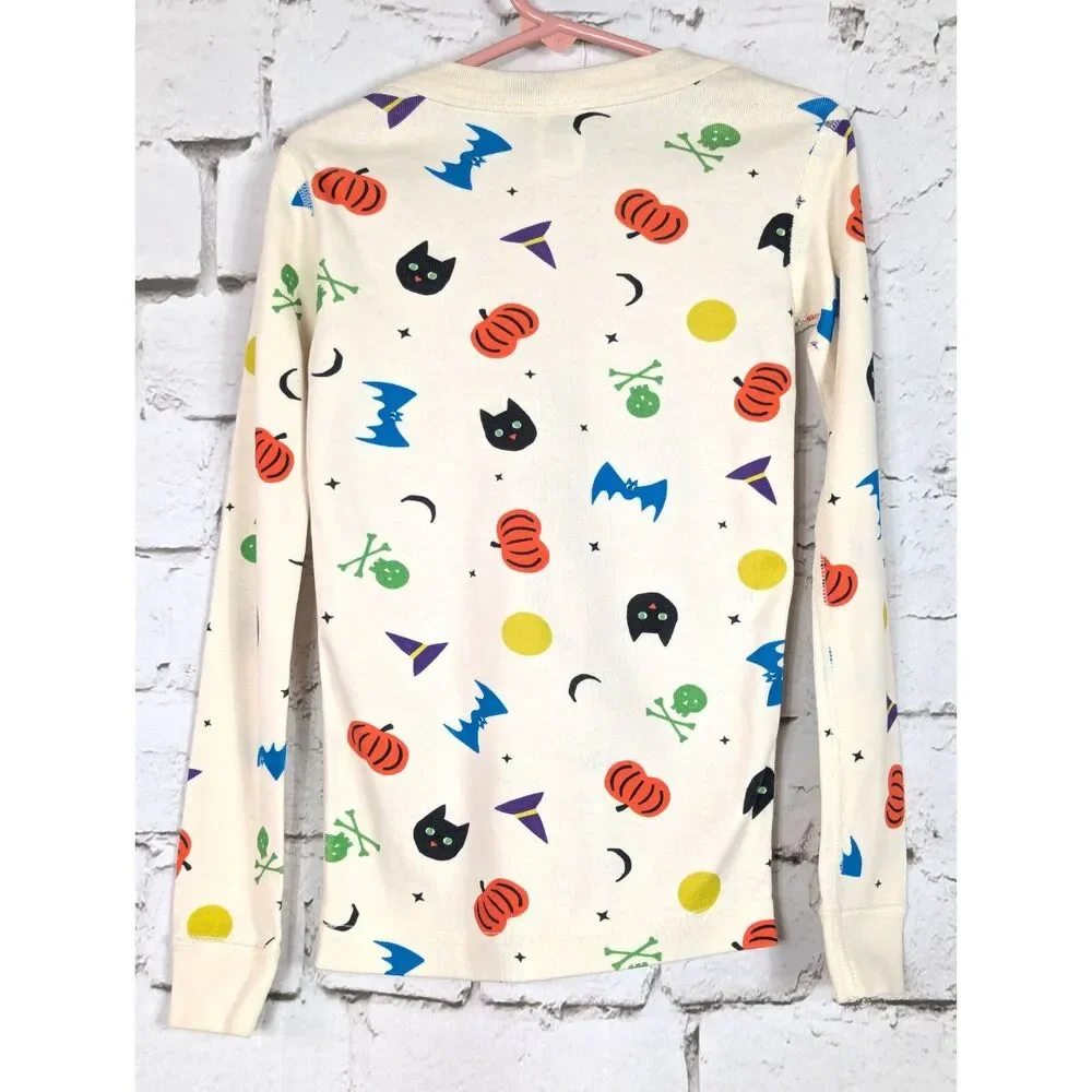 HANNA ANDERSSON Unisex 100% Organic Cotton Halloween PJ T-Shirt Top US 6/7